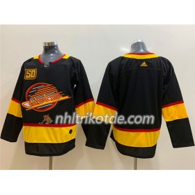 Vancouver Canucks Trikot Blank Flying Skate 50th Anniversary Adidas 2019-2020 Schwarz Authentic - Herren
